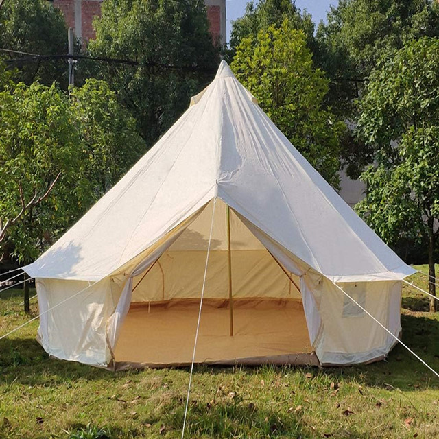 Tenda de lona para acampamento Glamping Bell