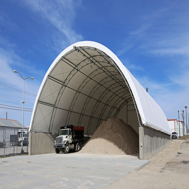 Tenda de abrigo de armazenamento de edifícios de tecido portátil